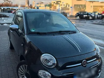 Używany Fiat 500 Lounge 69 KM (50 kW) 2017 Czarny Hatchback