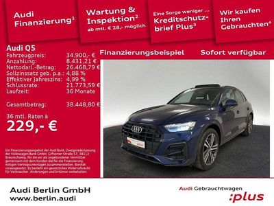 Gebraucht Audi Q5 Ambiente 163 PS (119 kW) 2021 Navarrablau metallic SUV