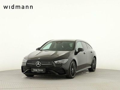 Gebraucht Mercedes CLA200 Shooting Brake AMG 163 PS (119 kW) 2024 Metalliclack kosmosschwarz Kombi