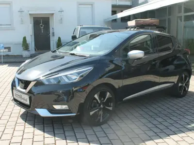 Gebraucht Nissan Micra Tekna 90 PS (66 kW) 2017 Schwarz Kleinwagen