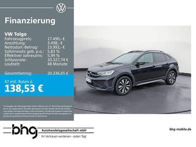Gebraucht VW Taigo Move 95 PS (69 kW) 2023 Schwarz SUV
