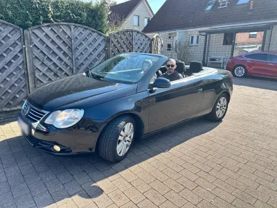 Usata VW Eos 115 CV (84 kW) 2007 Nero Cabrio