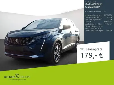 Gebraucht Peugeot 3008 Allure 131 PS (96 kW) 2023 Blau SUV