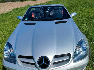 Gebraucht Mercedes SLK200 163 PS (119 kW) 2007 Silber Cabrio