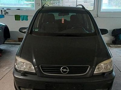 Gebraucht Opel Zafira 2001 Schwarz Van / Kleinbus