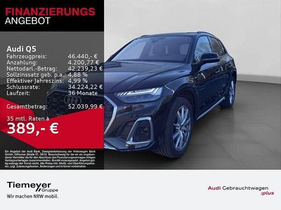Gebraucht Audi Q5 S-Line 286 PS (210 kW) 2023 Schwarz SUV