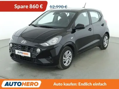 Gebraucht Hyundai i10 Style 84 PS (61 kW) 2020 Schwarz Kleinwagen