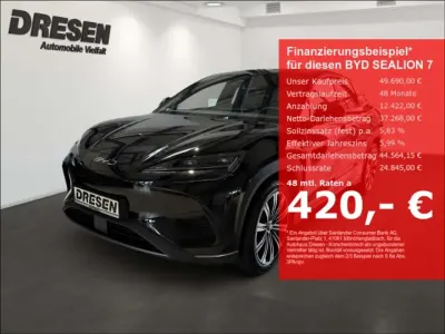 Ny BYD Sealion 7 Design 389 kW (530 HK) 2026 Sort SUV