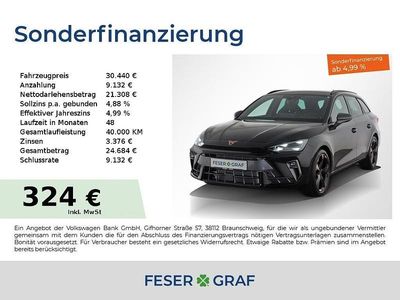 Gebraucht Cupra Leon 150 PS (110 kW) 2024 Midnight schwarz metallic Kombi