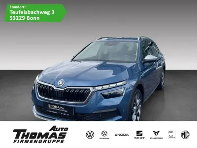 Gebraucht Skoda Kamiq ScoutLine 150 PS (110 kW) 2021 Titanblau metallic SUV