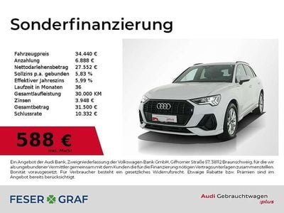Gebraucht Audi Q3 S-Line 150 PS (110 kW) 2024 Gletscherweiß SUV