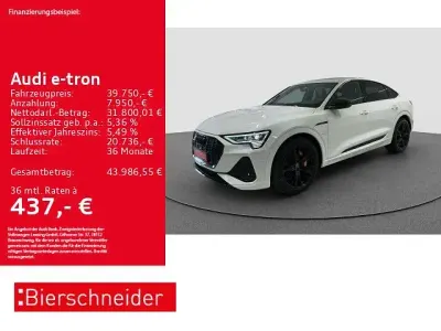 Gebraucht Audi e-tron S-Line 300 kW (408 PS) 2023 Weiss SUV