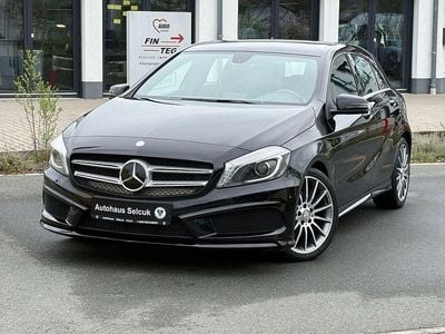 Usata Mercedes A180 AMG line 122 CV (89 kW) 2015 Nero Berlina