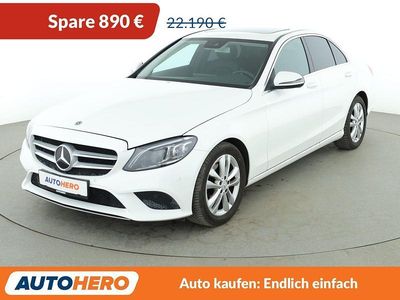 Gebraucht Mercedes C200 Avantgarde 197 PS (144 kW) 2019 Weiß Limousine