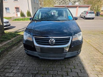 Gebraucht VW Touran 105 PS (77 kW) 2007 Schwarz Van / Kleinbus