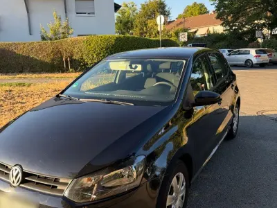 Gebraucht VW Polo Trendline 69 PS (50 kW) 2010 Schwarz Kleinwagen