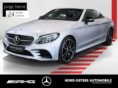 Gebraucht Mercedes C220 AMG 194 PS (142 kW) 2021 Iridiumsilber metallic Cabrio