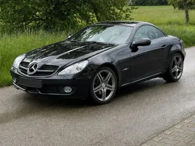 Gebraucht Mercedes SLK300 2LOOK Edition 231 PS (169 kW) 2009 Schwarz Cabrio