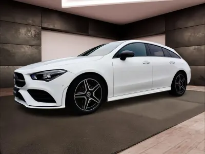 Gebraucht Mercedes CLA220 AMG line 190 PS (139 kW) 2021 Weiß Coupé
