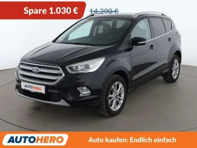 Gebraucht Ford Kuga Titanium 150 PS (110 kW) 2019 Schwarz SUV