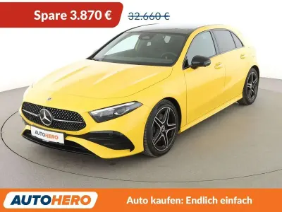 Gebraucht Mercedes A220 AMG line 204 PS (150 kW) 2023 Gelb Limousine