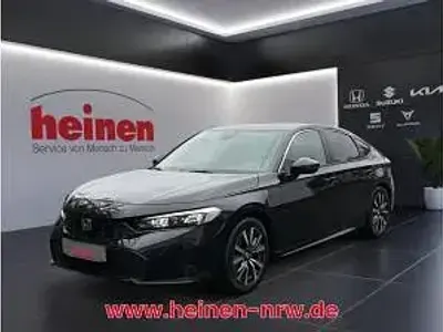 Neu Honda Civic Elegance 184 PS (135 kW) 2025 Schwarz (crystal black pearl) Limousine