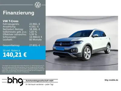 Gebraucht VW T-Cross Style 150 PS (110 kW) 2023 Weiß SUV