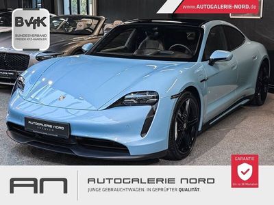 Gebraucht Porsche Taycan 350 kW (476 PS) 2021 Frozenbluemetallic Limousine