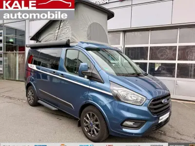 Gebraucht Ford Tourneo Custom Trend 131 PS (96 kW) 2023 Chromablau metallic Van