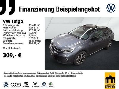 Gebraucht VW Taigo Style 116 PS (85 kW) 2024 Grau SUV