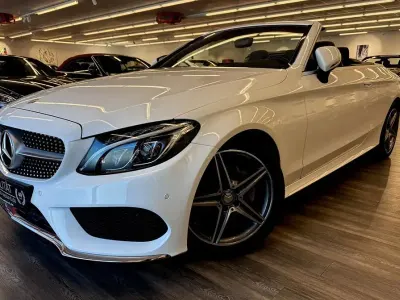 Gebraucht Mercedes C220 AMG 170 PS (125 kW) 2017 Weiß Cabrio