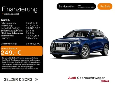 Gebraucht Audi Q3 S-Line 150 PS (110 kW) 2025 Navarrablau metallic SUV