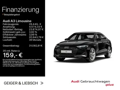 Gebraucht Audi A3 Advanced 150 PS (110 kW) 2025 Mythosschwarz metallic Limousine