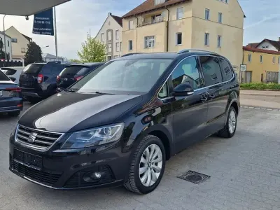 Gebraucht Seat Alhambra Style 150 PS (110 kW) 2016 "deep" schwarz Van / Kleinbus