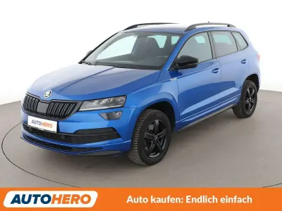 Gebraucht Skoda Karoq SportLine 150 PS (110 kW) 2020 Blau SUV
