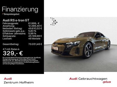 Gebraucht Audi e-tron GT quattro Sport 439 kW (598 PS) 2022 Taktikgrün metallic Limousine
