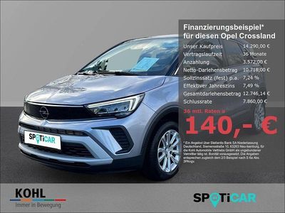 Grau Gebraucht 2021 Opel Crossland Elegance SUV | 14.290 € (Fairer Preis)