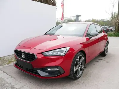 Brugt Seat Leon FR 150 HK (110 kW) 2022 Rød Sedan