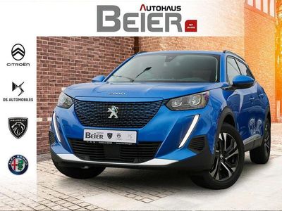 Gebraucht Peugeot e-2008 Allure 100 kW (136 PS) 2021 Blau SUV