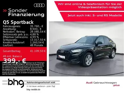 Gebraucht Audi Q5 Sportback Advanced 204 PS (150 kW) 2022 Schwarz SUV