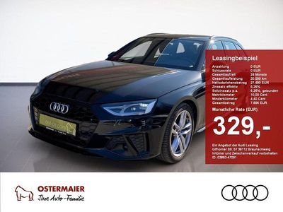Gebraucht Audi A4 S-Line 150 PS (110 kW) 2023 Schwarz Kombi