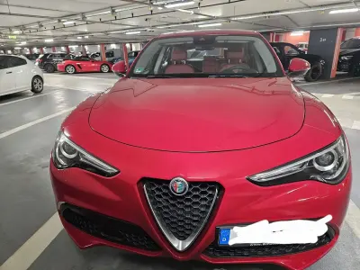 Brugt Alfa Romeo Stelvio Super 200 HK (147 kW) 2017 Rød SUV