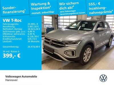 Begagnad VW T-Roc Style 150 HK (110 kW) 2022 Silver SUV