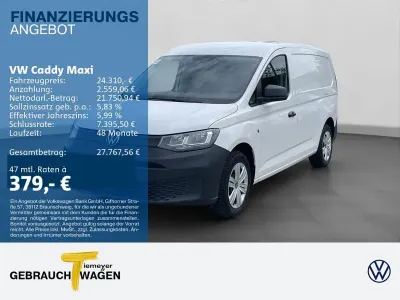 Gebraucht VW Caddy Maxi 102 PS (75 kW) 2023 Weiß Van / Kleinbus