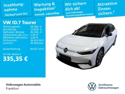 Gebraucht VW ID.7 GTX 250 kW (340 PS) 2025 Weiß Kombi