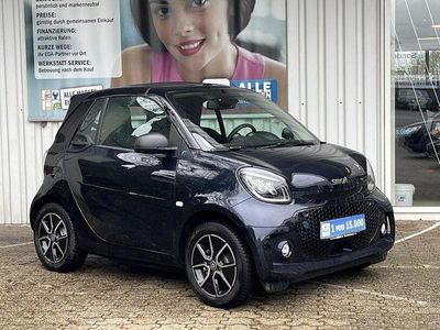 Sapphire blue Gebraucht 2023 Smart ForTwo Electric Drive Exclusive Cabrio | 17.557 € (Fairer Preis)