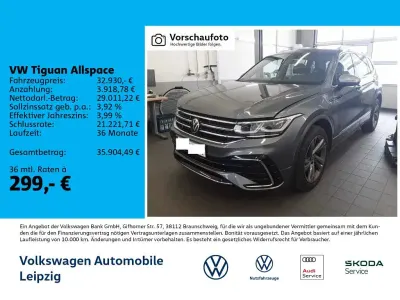 Gebraucht VW Tiguan Allspace R-line 190 PS (139 kW) 2022 Grau SUV