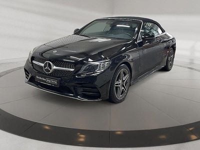 Gebraucht Mercedes C300 AMG 258 PS (189 kW) 2023 Metalliclack obsidianschwarz Cabrio