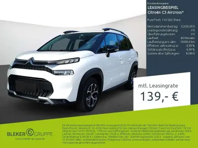Brugt Citroën C3 Aircross Shine 110 HK (80 kW) 2023 Hvid SUV
