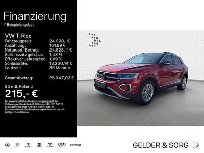 Gebraucht VW T-Roc Style 116 PS (85 kW) 2023 Rot SUV